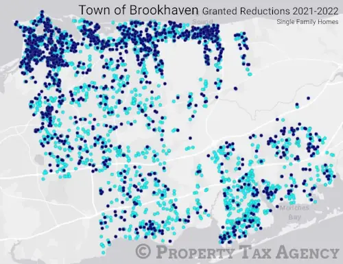 Brookhaven Town Granted Reductions 2021-2022