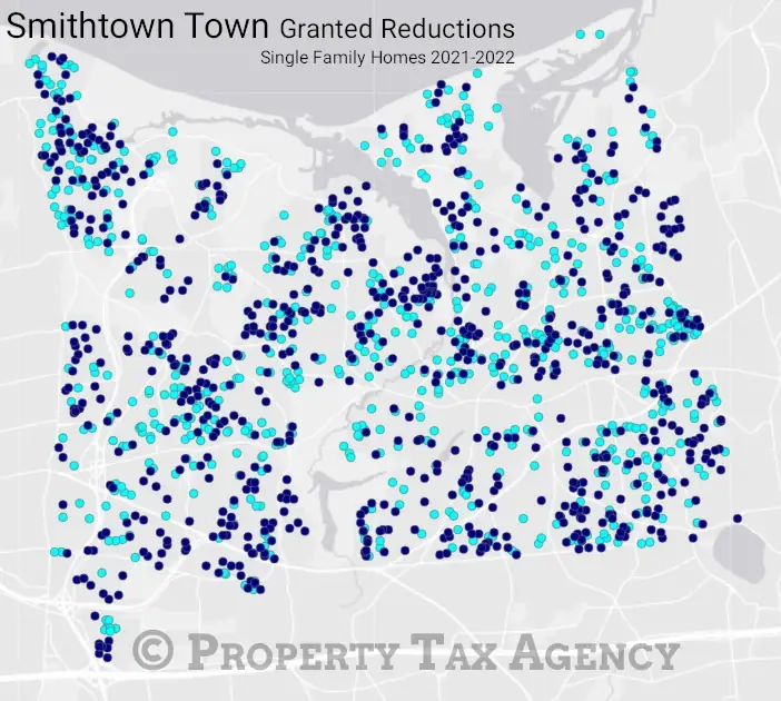 Smithtown Town Granted Reductions 2021-2022