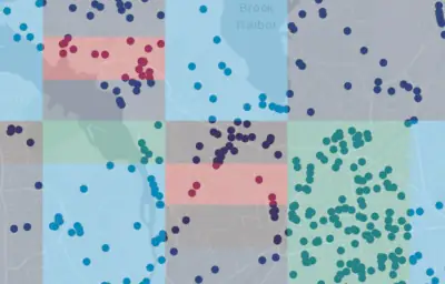 Sample Heatmap Image of Sales Ratios in Smithtown